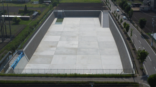 山の前2号雨水調整池築造工事